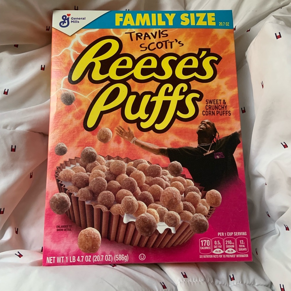 TRAVIS SCOTT REESE’S PUFFS CEREAL LIMITED EDITION